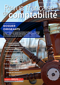 RFC N° 511 - Revue Française de Comptabilité - Juillet-Août 2017 - Dossier : Dirigeants