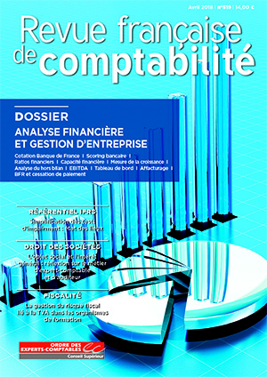 Revue Française de Comptabilité N° 519  - Avril 2018 - Analyse financière et gestion d'entreprise