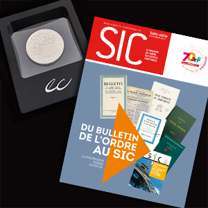 Médaille des 70 ans de l'OEC + SIC Hors Série 70 ans