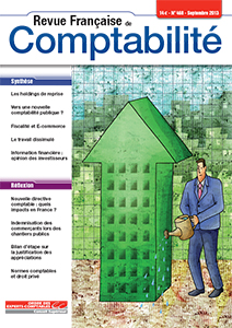 RFC N° 468 - Revue française de la comptabilité - Septembre 2013