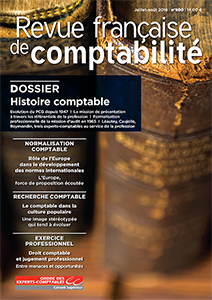 RFC N° 500 - Revue Française de Comptabilité - Juillet-août 2016 - Dossier : Histoire comptable