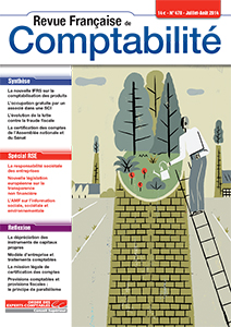 RFC N° 478 - Revue française de la comptabilité - Juillet / Août 2014 - Dossier RSE