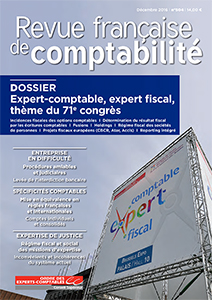 RFC N° 504 - Revue Française de Comptabilité - Décembre 2016 